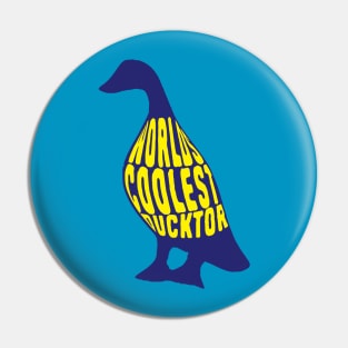 Funny Duck Pun Pin