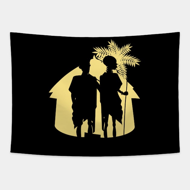 Black Pride Gift Tapestry by JackLord Designs 