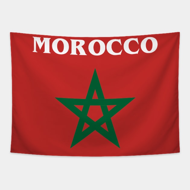 Moroccan Flag Tapestry by Sham