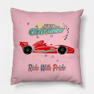 Racing Car F1 W14 Red Pillow