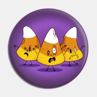 Zombie Candy Corn Pin