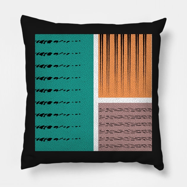 Geometric pattern Pillow by PlusAdore