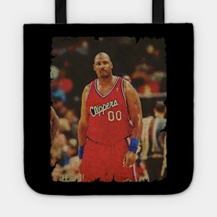 The Late Big Fella 'Kevin Duckworth' in A Rare Clippers Shot Tote