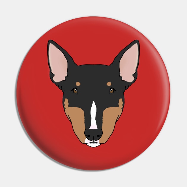 Bull Terrier Pin by childofthecorn