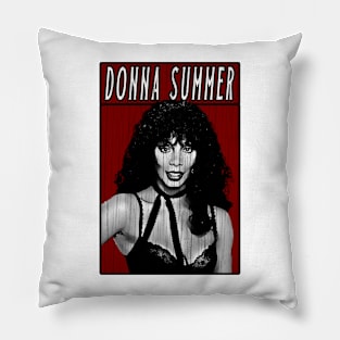 Vintage Retro Donna Summer Pillow