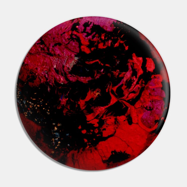 The Dark Red Planet Pin by Newtegan