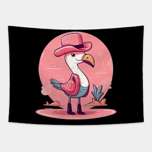 Retro Flamingo Gifts Funny Flamingo Beach Summer Tapestry