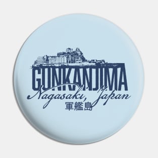 Hashima Island Pin