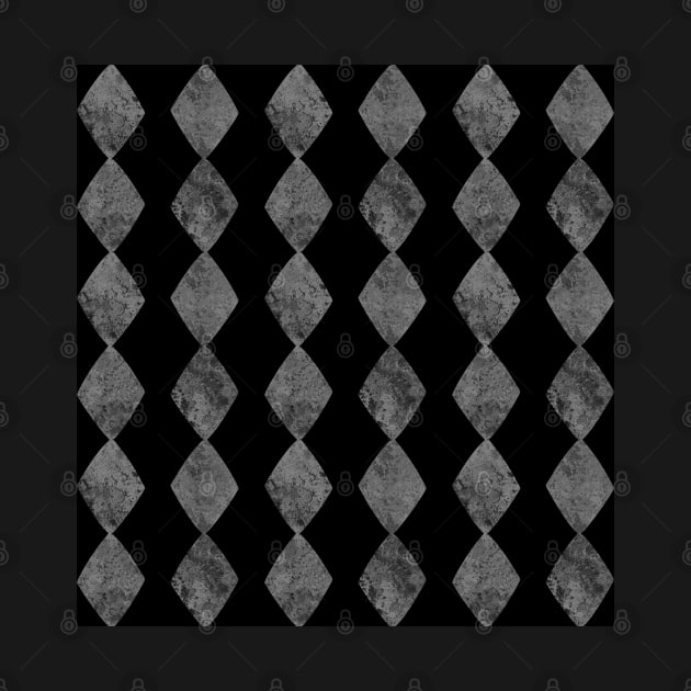 Diamond Card Symbol Suit Dark Pattern by DeneboArt