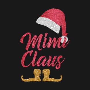 Funny Santa Mimi Claus Merry Christmas Gifts for Men Women T-Shirt