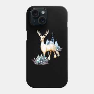 Wonderful fantasy animal in a winter landscape Phone Case