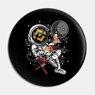 Retirement Plan Astronaut Binance BNB Coin To The Moon Crypto Token Cryptocurrency Blockchain Wallet Birthday Gift For Men Women Kids Pin