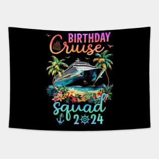 Birthday Cruise Squad 2024 Tapestry