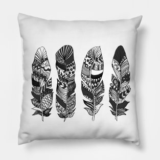 Never too many Feathers Pillow