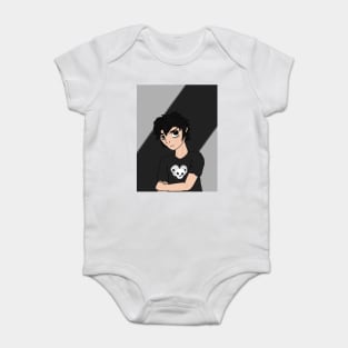 nico di angelo' Organic Short-Sleeved Baby Bodysuit