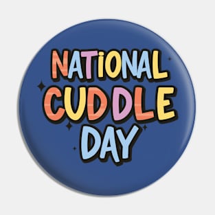 National Cuddle Day – January Pin