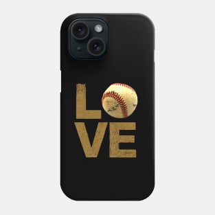 'Distressed Love Baseball' Cool Balls Gift Phone Case