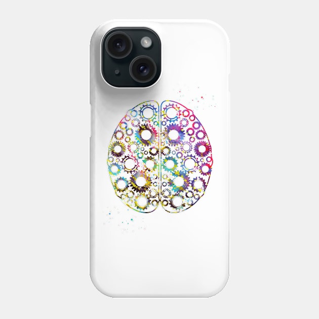 Brain mechanism Phone Case by erzebeth