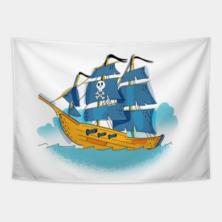 Pirate Ship Tapestry