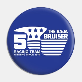 1974 - Baja Bruiser (Original - White on Blue) Pin