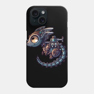 Steampunk Kawaii Dragon Robot Phone Case