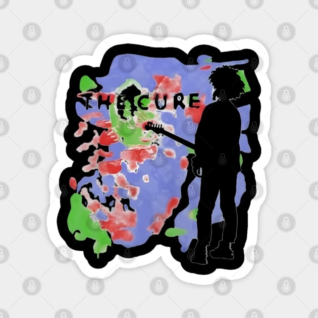 The-Cure-Band-Vintage Magnet by dtr_art