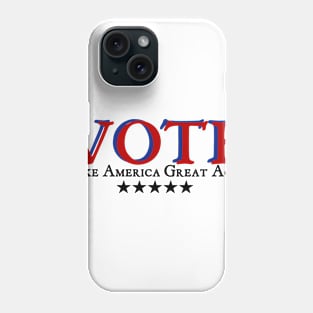 Vote Make America Great Again Red/Blue Phone Case