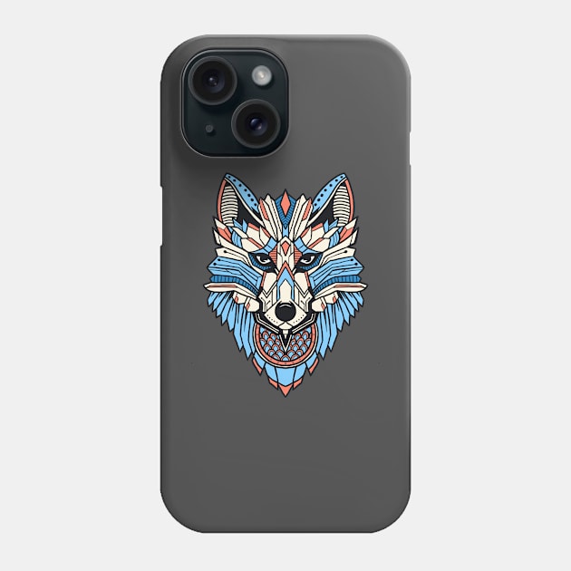 Blue Wolf Phone Case by TylerMade