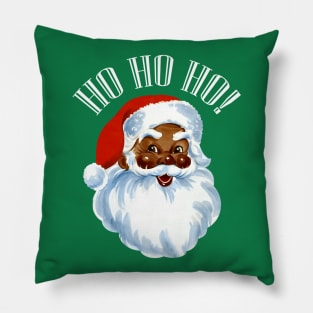 Black Santa "Ho Ho Ho!" Pillow