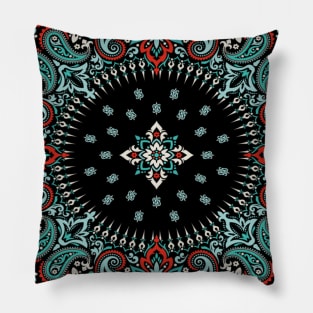 Colorful bandana Pillow