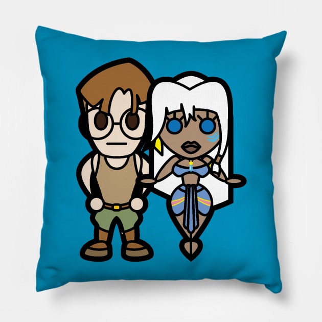 Milo and Kida Tooniefied Pillow by Tooniefied