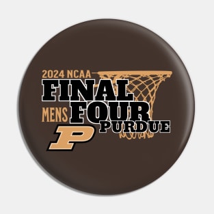 Purdue Boilermakers Final Four 2024 Basketball Vintage Pin