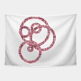 Circles Flowers Tapestry