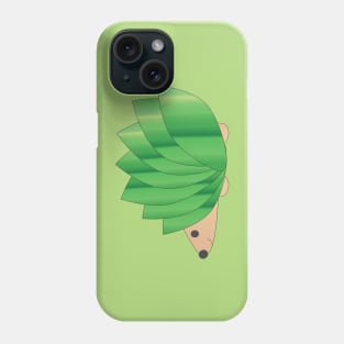 Leafy Green Hedgehog Phone Case