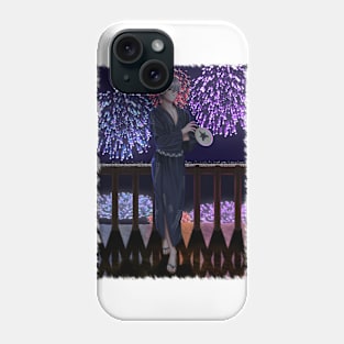 Kaworu Nagisa in Kimono Background Jagged Phone Case