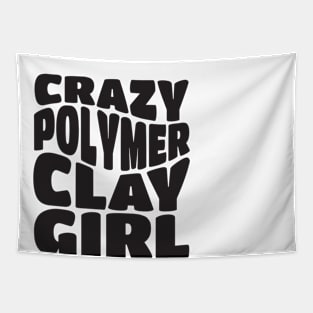 Crazy Polymer Clay Girl Tapestry