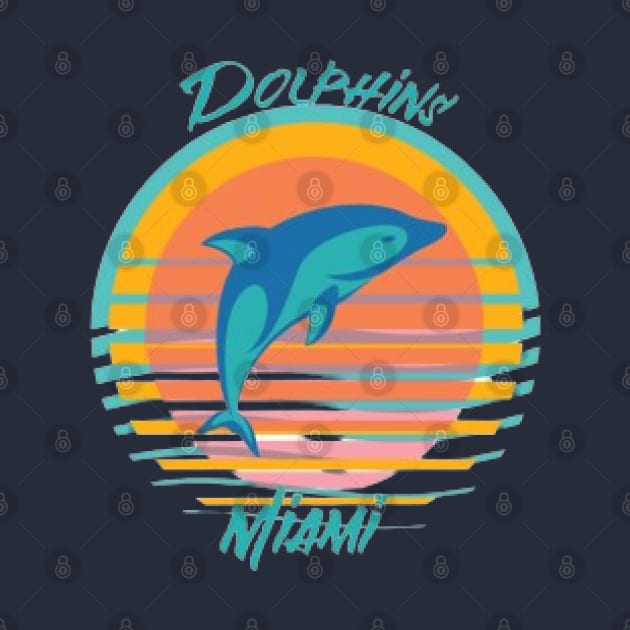 Back Miami Dolphins by KoumlisArt