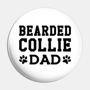 Bearded Collie Dad Pin