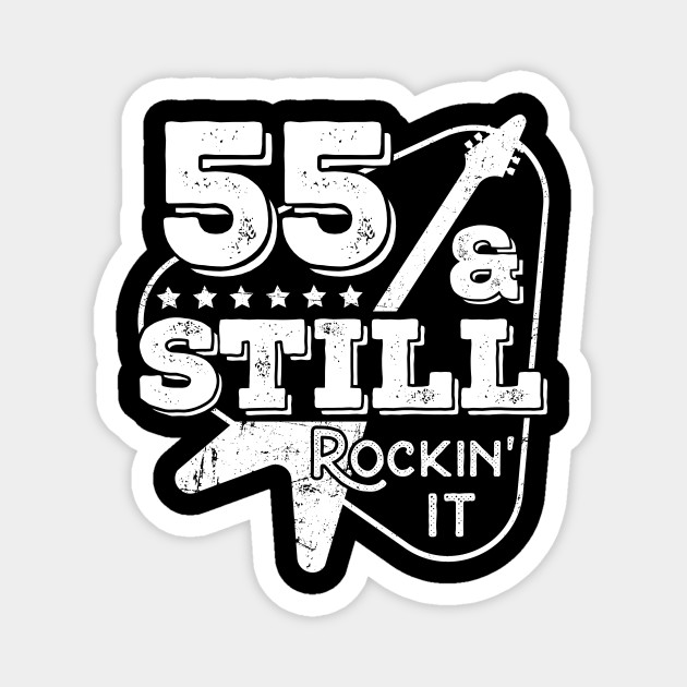 55thbirthday Vintage Rockin 1964 Gift Ideas Man Vintage 55th Birthday Rockin Gift Idea Magnet Teepublic