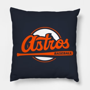 Astros Up to Bat Pillow