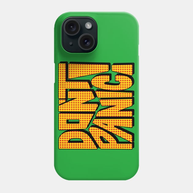 DON'T PANIC! Word Art Phone Case by Slightly Unhinged