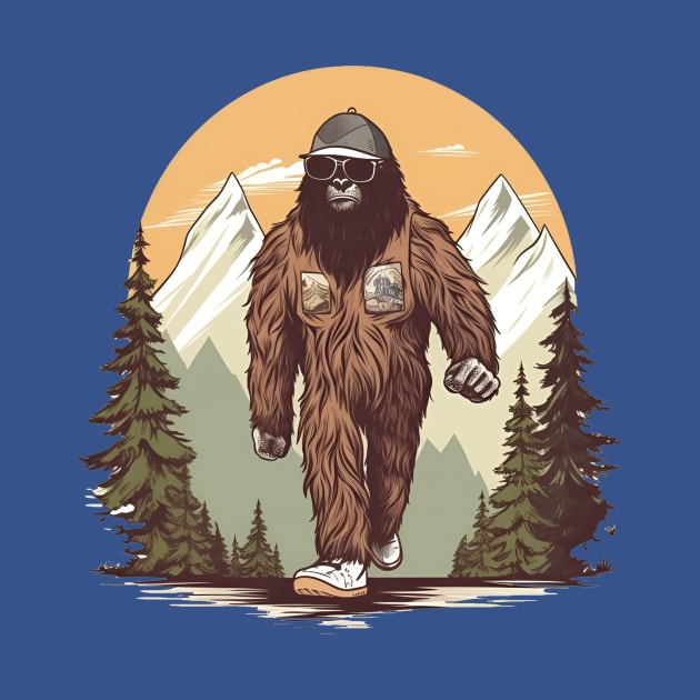 Dope Sasquatch in Nature by Grassroots Green