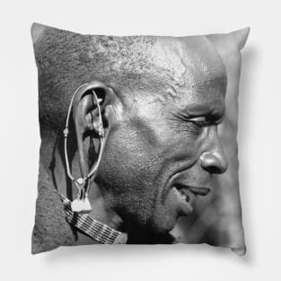 Photo of the Jewelry of a Masai Warrior Pillow