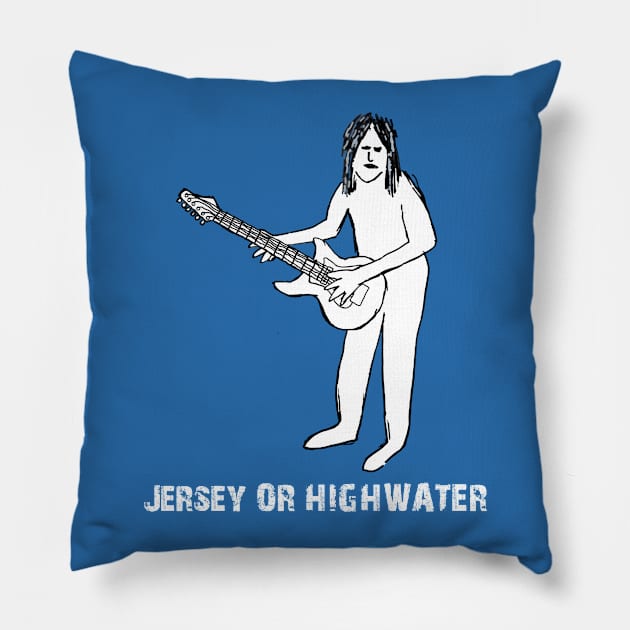 XFN ORIGINALS: JERSEY OR HIGHWATER - WHITE Pillow by XFilesNews