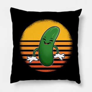 Retro Zucchini Pillow