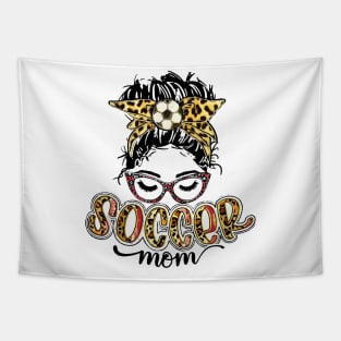 Soccer Mom - Soccer Mom Life Leopard Tapestry