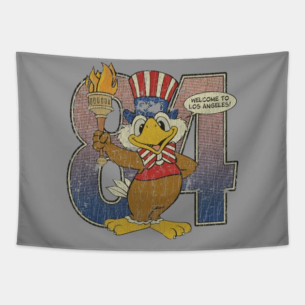 Sam The Los Angeles Eagle 1984 Tapestry by JCD666