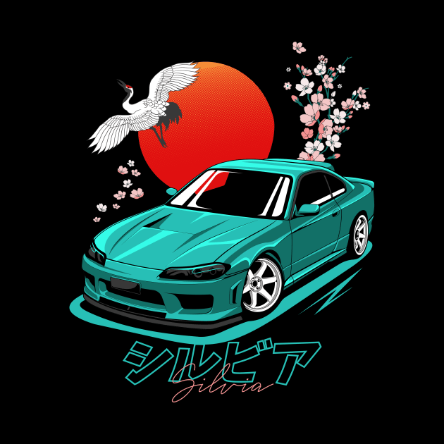 Perfectly balanced professional drift car S15 by pujartwork