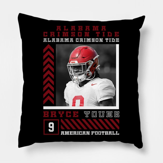 BRYCE YOUNG Pillow by hackercyberattackactivity