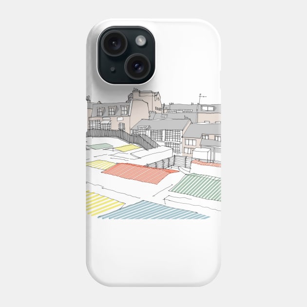 Camden Market London Phone Case by MARKDONNELLYILLUSTRATION